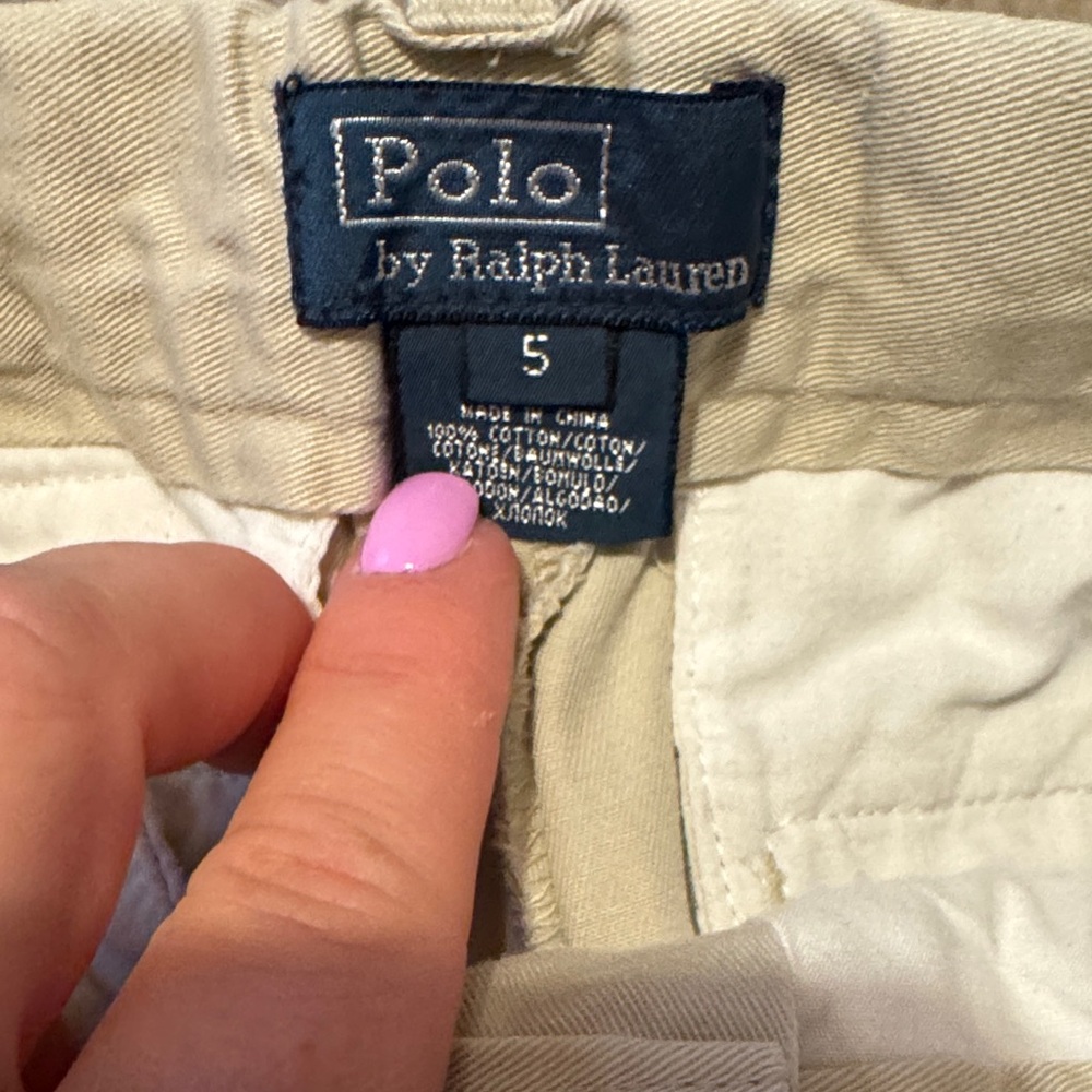 Ralph Lauren Kids Beige Shorts - Picture 3 of 3